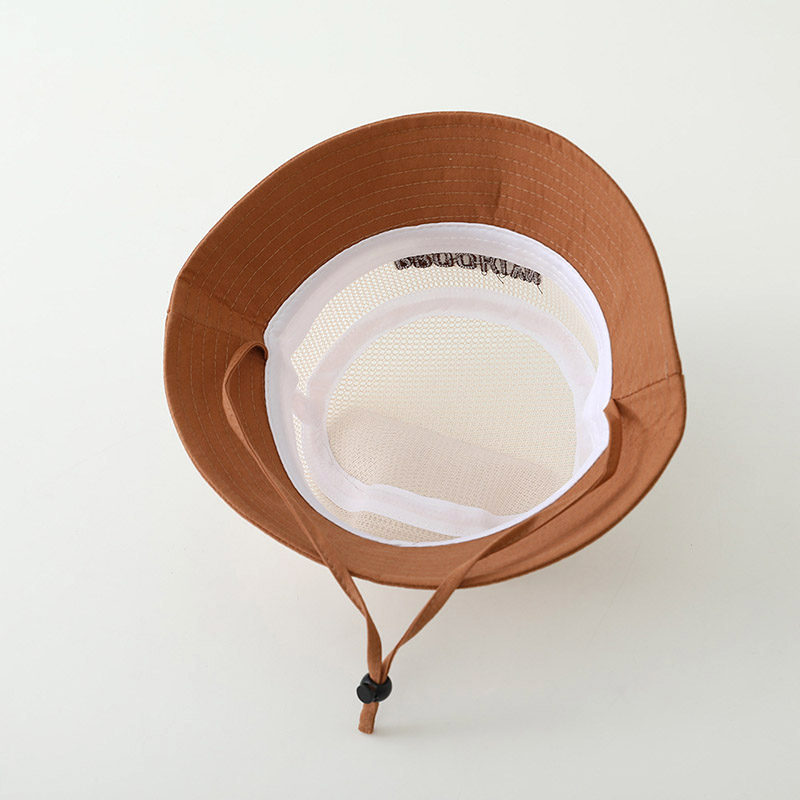 Letter Embroidered Baby Sun Ha - Bucket Hat Cotton のレビューと価格
