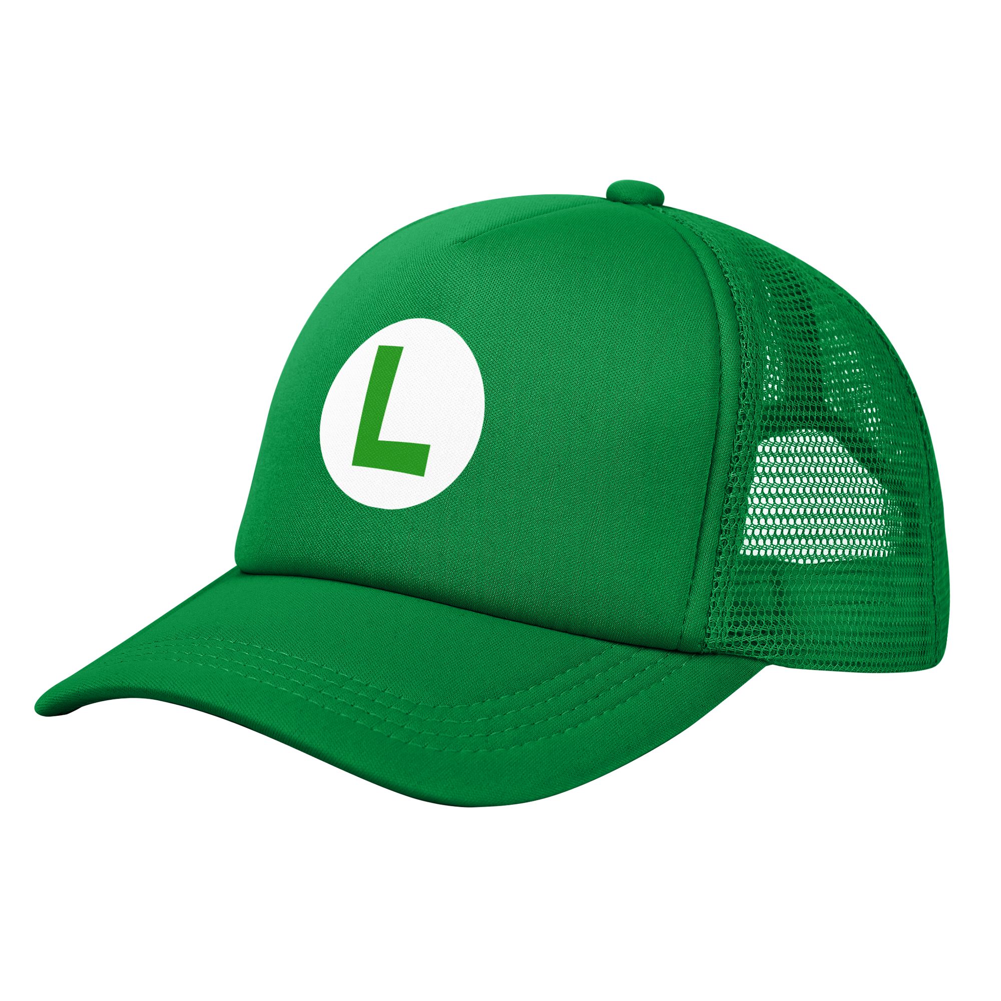 green L red m marioes Luigis F - Trucker Cap Mesh のレビューと価格