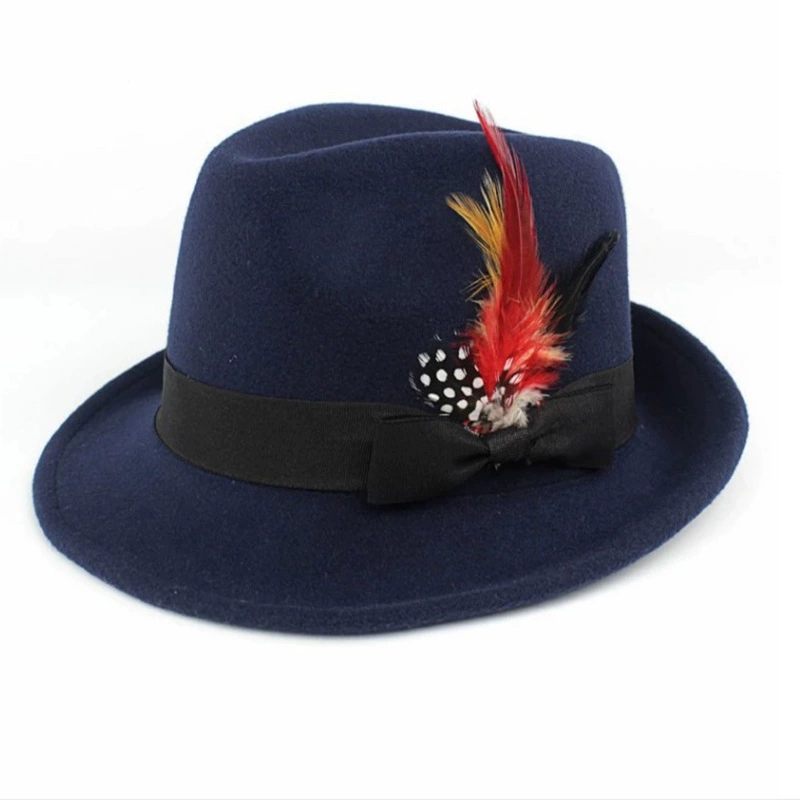Hot-Selling Feather Top Hat Br - Fedora Hat Wool のレビューと価格