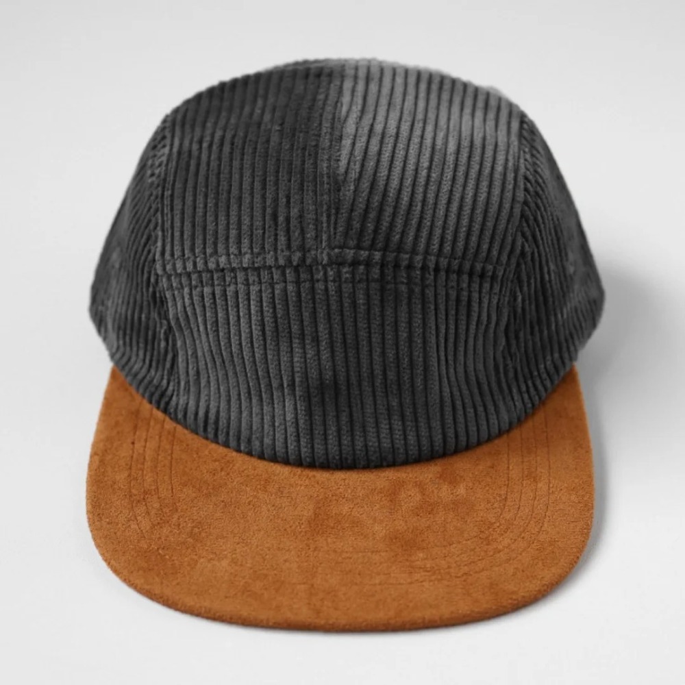Versatile Retro Flat Brim Base - Corduroy Cap 5 Panel のレビューと価格